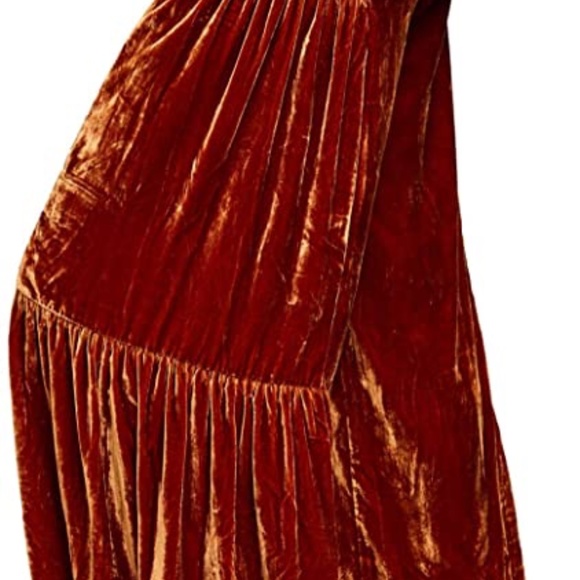 NEW Free People Women's Say La Vie Palazzo Wide Leg Pants BROWN Size 4 NWT - Picture 4 of 7